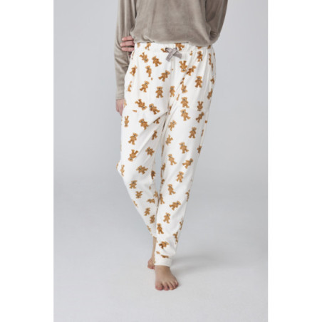 Pijama largo de mujer con estampado de ositos Pijama largo de mujer con estampado de ositos