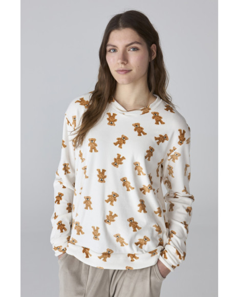 Conjunto de pijama para mujer en estampado ositos Conjunto de pijama para mujer en estampado ositos